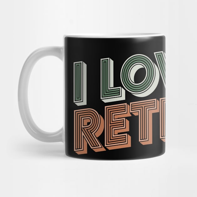 I Love Retro Nostalgic Vintage 80's Vibes by Anticorporati